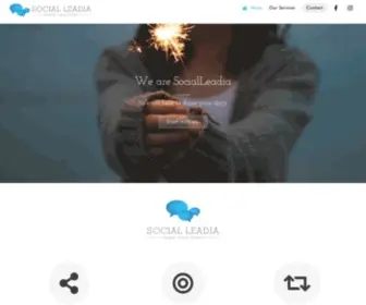 Socialeadia.com(Share your story) Screenshot