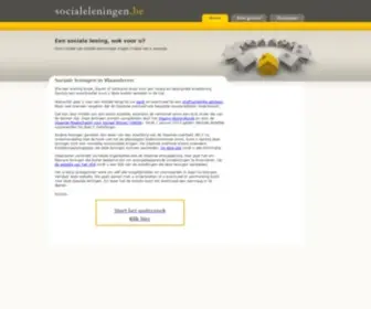 Socialeleningen.be(Duidelijk Overzicht) Screenshot