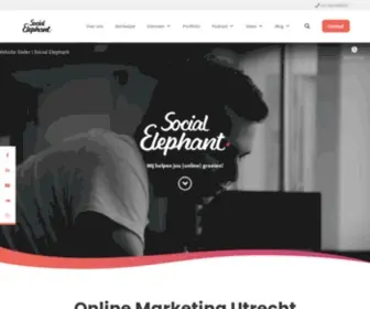 Socialelephant.nl(Online marketing Utrecht) Screenshot