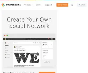 Socialengine.com(Php social networking script) Screenshot