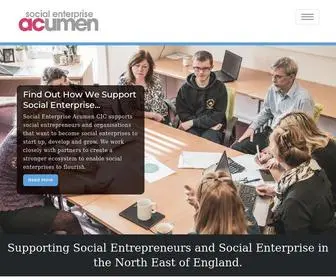 Socialenterpriseacumen.co.uk(Social Enterprise Acumen CIC) Screenshot