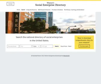 Socialenterprisedirectory.com(Weaver's Social Enterprise Directory) Screenshot