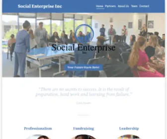 Socialenterpriseinc.com(Social Enterprise Inc) Screenshot