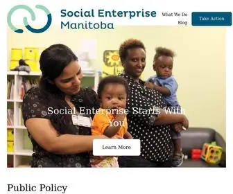 Socialenterprisemanitoba.ca(Social Enterprise Manitoba) Screenshot