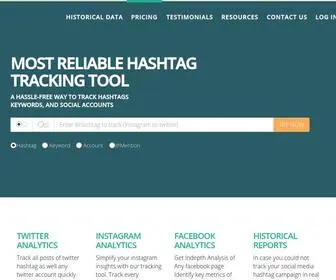 Socialert.net(Hashtag Tracking Tools for Twitter) Screenshot