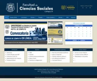 Socialesunach.com(Facultad de Ciencias Sociales) Screenshot