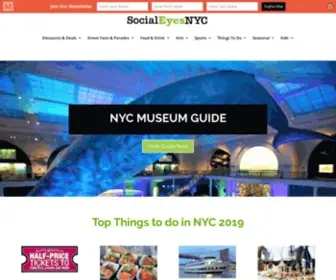 Socialeyesnyc.com(Things to Do in NYC) Screenshot