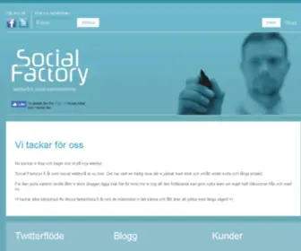 Socialfactory.se(Socialfactory) Screenshot