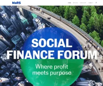 Socialfinanceforum.ca(The Social Finance Forum) Screenshot