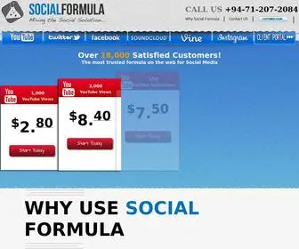 Socialformula.net(Buy Youtube Views) Screenshot