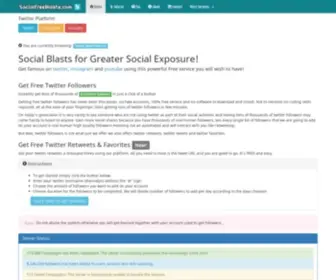 Socialfreeblasts.com(Free facebook likes) Screenshot