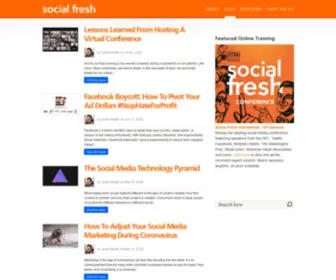 Socialfresh.com(Performance Marketing Agency) Screenshot