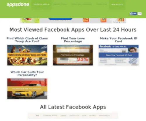Socialfunapps.com(Social Fun Apps) Screenshot