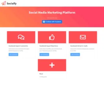 Socialfy.pw(Social Media Marketing Platform) Screenshot