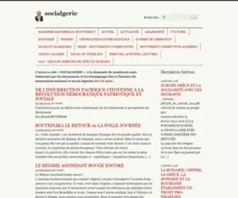 Socialgerie.net(MOUVEMENT SOCIAL ALGERIEN) Screenshot
