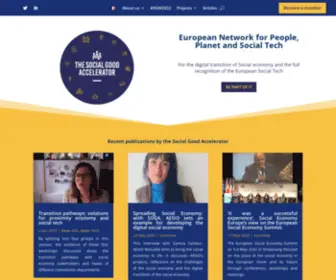 Socialgoodaccelerator.eu(The Social Good Accelerator) Screenshot