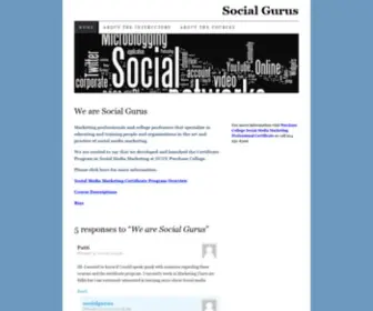 Socialgurus.com(Social Gurus) Screenshot