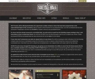 Socialhallsf.com(Social Hall SF) Screenshot