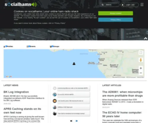 Socialhams.net(Aprs) Screenshot