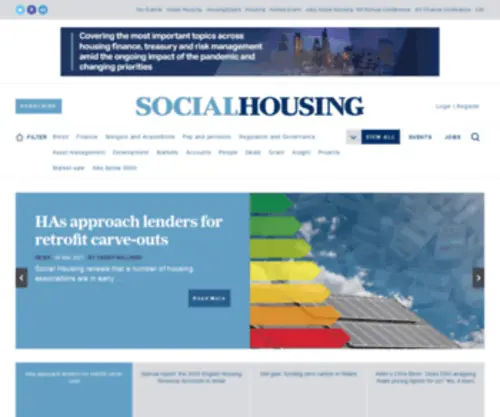 Socialhousing.co.uk(Social Housing magazine) Screenshot