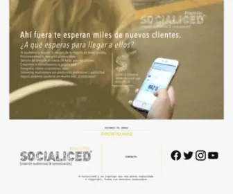 Socialiced.com(Creación audiovisual & comunicación) Screenshot