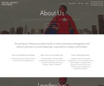 Socialimpactventures.com(Social Impact Ventures) Screenshot