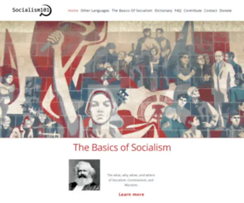 Socialism101.com(Socialism 101) Screenshot