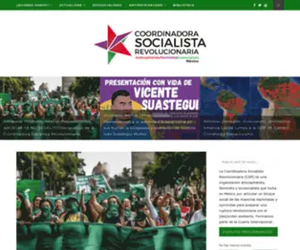 Socialistarevolucionaria.org(Coordinadora Socialista Revolucionaria) Screenshot