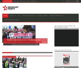 Socialistparty.net(Socialist Party) Screenshot