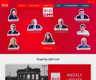 Socialistsanddemocrats.eu(Socialists & Democrats) Screenshot