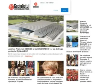 Socialistul.com(Ziarul romanilor patrioti) Screenshot