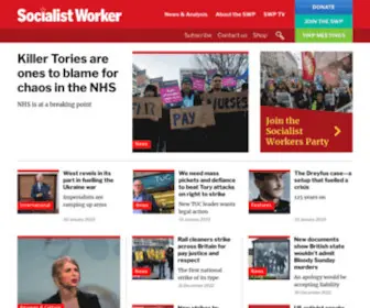 Socialistworker.co.uk(Socialist Worker) Screenshot