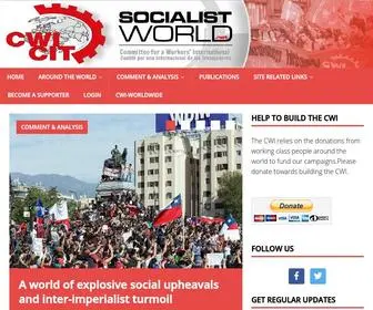 SocialistWorld.net(CWI) Screenshot