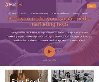 Socialjoey.com(Affordable Social Media Management & Consulting) Screenshot