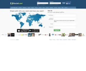 Socialland.net(Social Land Networking Community) Screenshot