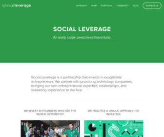 Socialleveragellc.com(Social Leverage) Screenshot