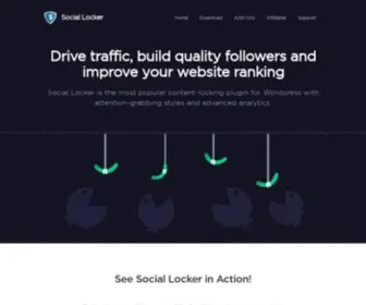 Sociallocker.org(Social Locker for Wordpress) Screenshot