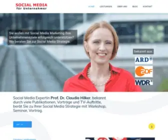 Socialmedia-Fuer-Unternehmer.de(Social Media Marketing für Unternehmer) Screenshot