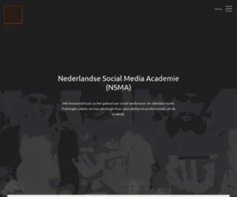 Socialmediaacademie.nl(De Nederlandse Social Media Academie (NSMA)) Screenshot