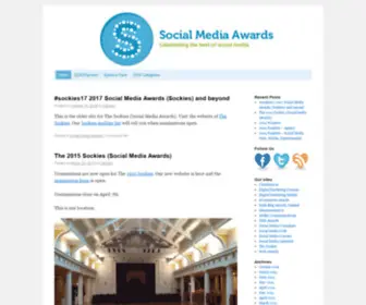 Socialmediaawards.com(Social Media Awards) Screenshot