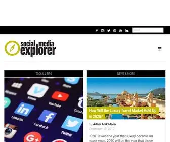 Socialmediaexplorer.com(Social Media Explorer) Screenshot