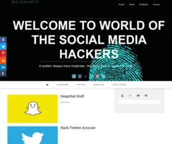 Socialmediahackers.com(Social Media Hackers) Screenshot