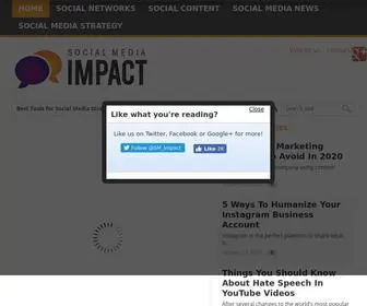 Socialmediaimpact.com(Social Media Impact) Screenshot