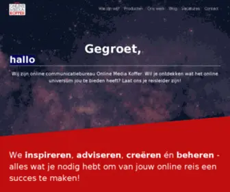 Socialmediakoffer.nl(SMK verder als Online Media Koffer) Screenshot