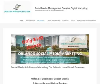 Socialmediaorlando.com(Social Media & Influence Marketing For Orlando Local Small Business) Screenshot