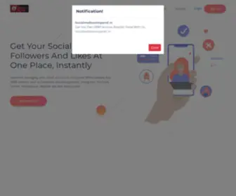 Socialmediasmmpanel.in(Socalmediasmmpanel) Screenshot