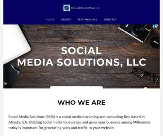 Socialmediasolutionsllc.com(Social Media Solutions LLC) Screenshot