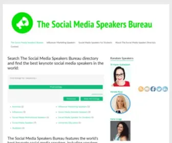 Socialmediaspeakersbureau.com(The Social Media Speakers Bureau) Screenshot