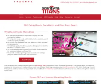 Socialmediatitans.com(SEO Delray Beach) Screenshot