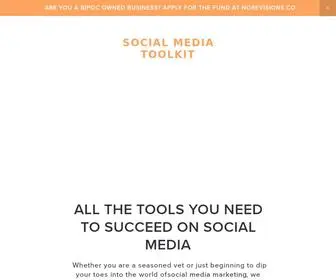 Socialmediatoolkit.co(Social Media Tools for Marketing) Screenshot